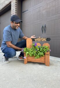 Welcome Planter Box