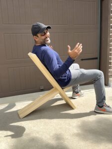 Simple One Board Viking Chair