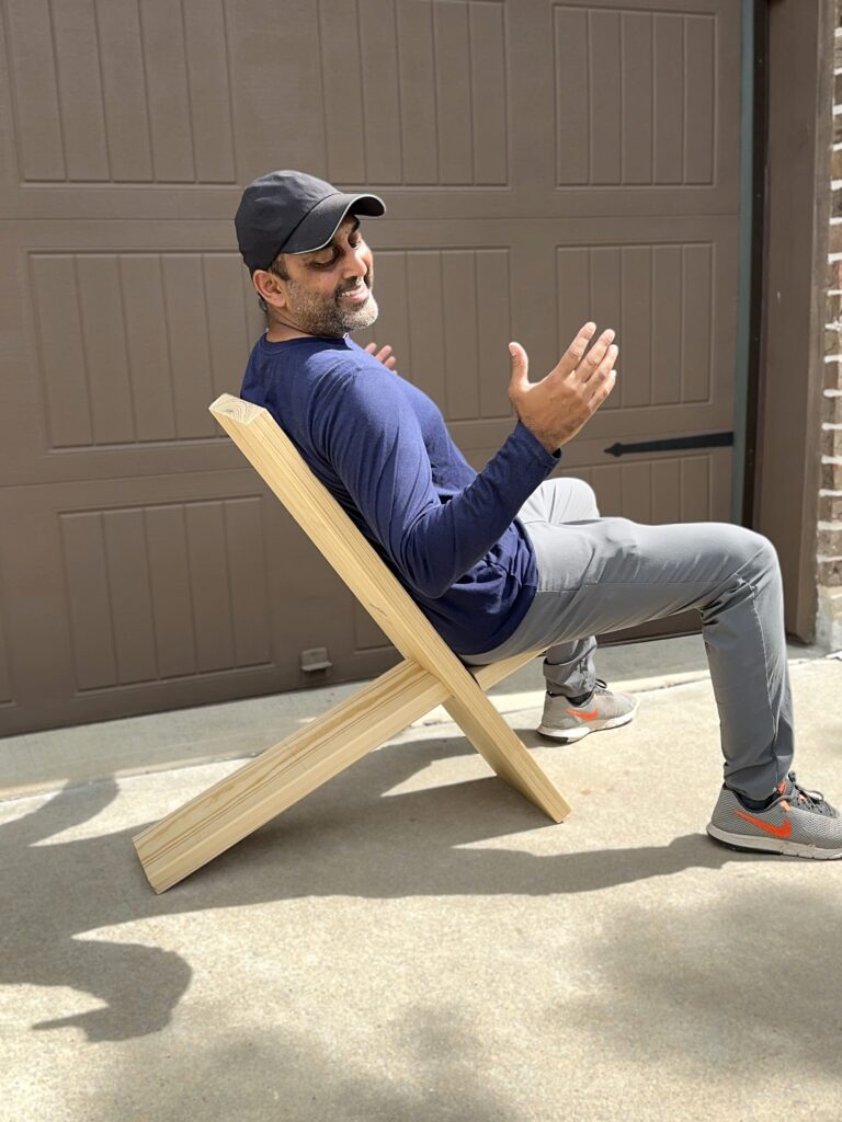 Simple One Board Viking Chair